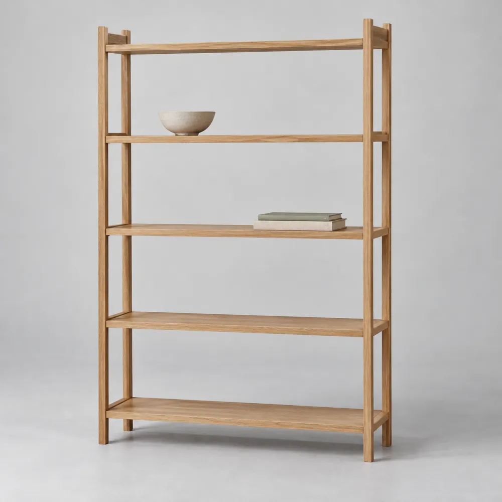 Libreria Modulo in rovere europeo