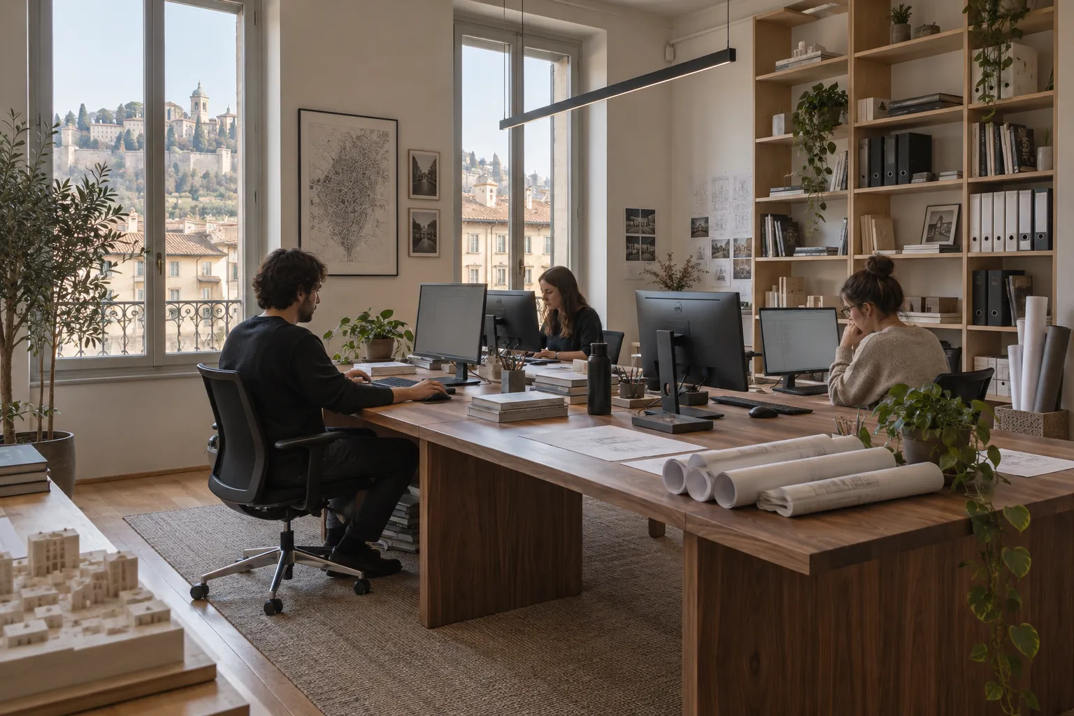 Studio di architettura, Bergamo, Città Alta
